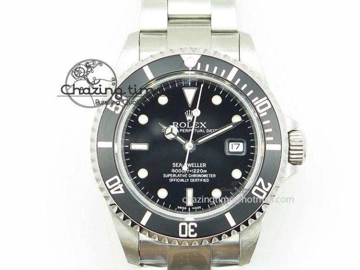 AAA Replica Watches 2989 No 904L 1:1 A Edition Black Bracelet Submariner on Best Date Ceramic Original SS ZZF 114060 1229